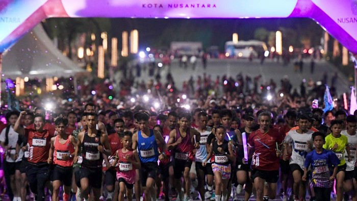 3.000 Pelari Ramaikan Merdeka Night Run di IKN, Semarakkan Perayaan HUT ke-81 RI