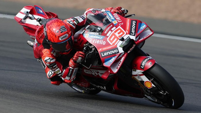 Marc Marquez Tampil Dominan di MotoGP Aragon 2026, Rider Ducati Beri Tekanan Besar kepada Aprilia